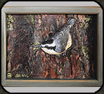 Nuthatch key box by Jim and Holly Cutting.